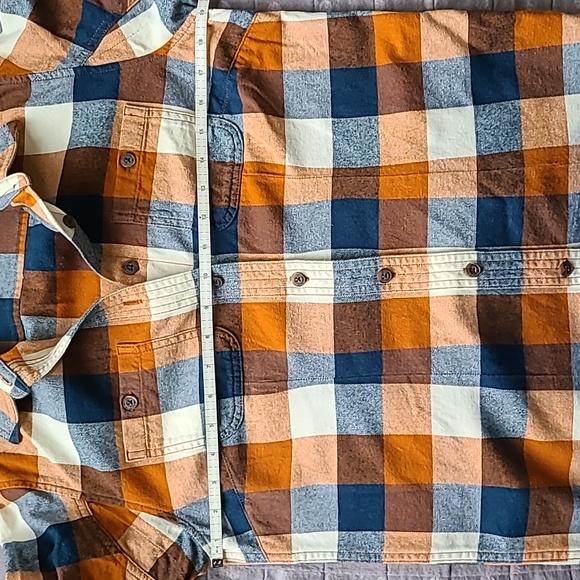 Duluth Training Co. Women's Cotton Plaid Butter-Up Top Size X-Small - Picture 11 of 13